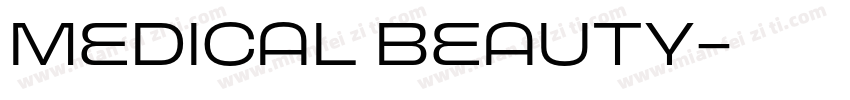 Medical Beauty字体转换